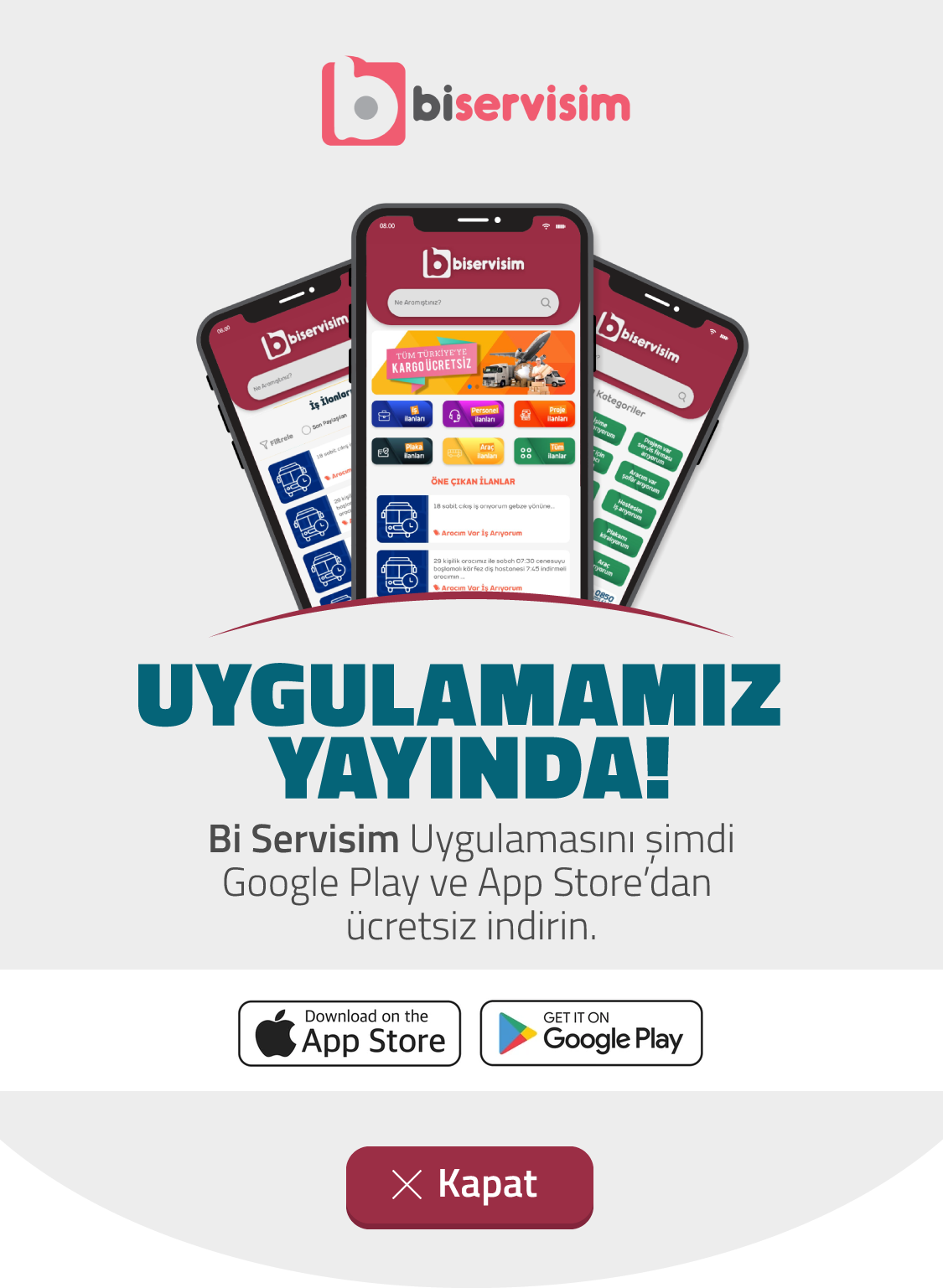 Mobil Uygulamamızı İndirin